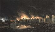 unknow artist samtida malning av branden i london 1666 Spain oil painting reproduction